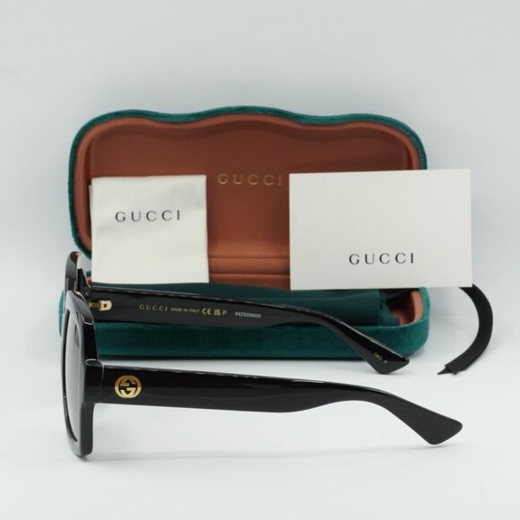 ?️ New Gucci GG1337S 002 Sunglasses - Black Frame, Grey Polarized Lenses main image 5